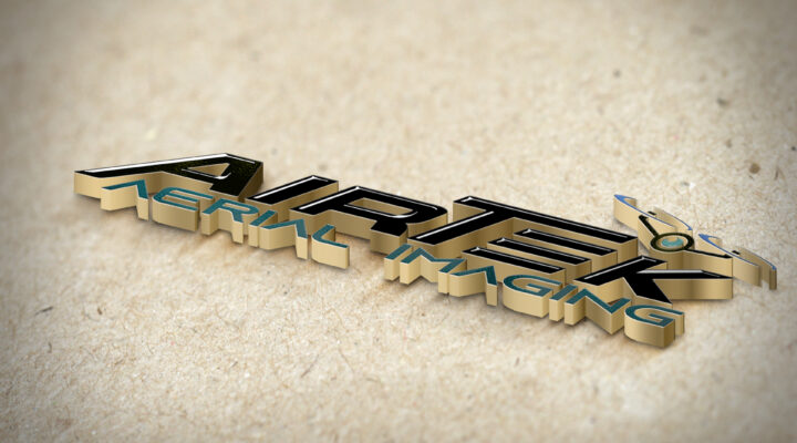 AirTek 3D Logo Emblem Mockup